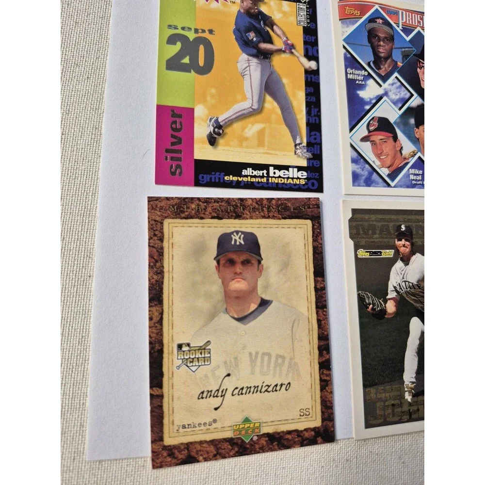 MLB Baseball Card Lot Derek Jeter Prospect Vladimir Guerrero Ray Durham...
